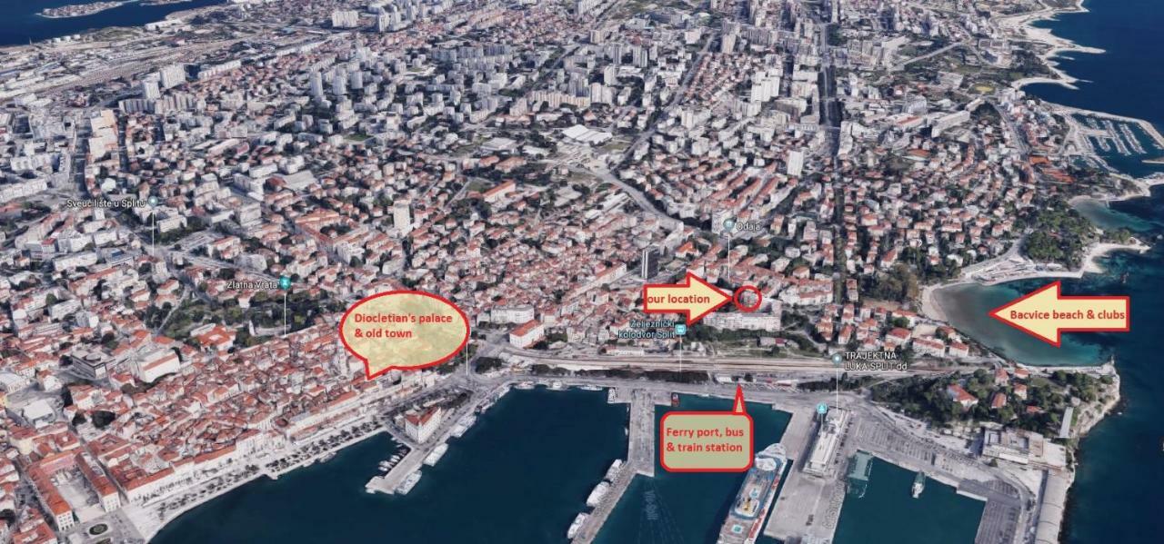 Bacvice Seaview Apartment Split Exterior photo